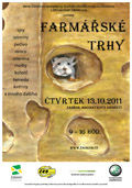 farmářské trhy 13. října - plakát